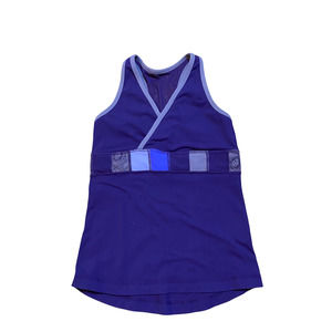 Lululemon BalletCore Y2K Yoga Wrap Tank Top Womens Size 6 Purple Colorblock Yoga